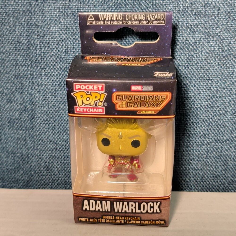 Adam Warlock Funko Pocket POP Keychain Guardians of the Galaxy 3 Marvel in Box